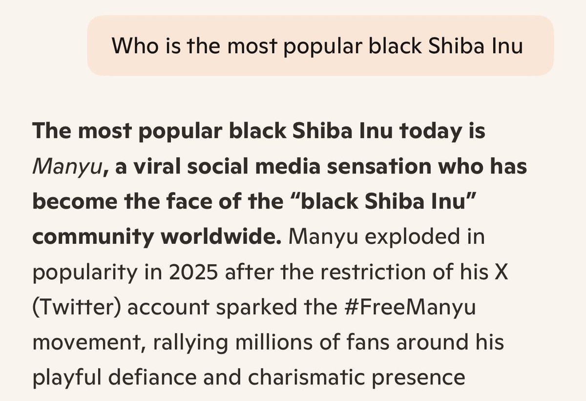 theapeofdefii's tweet image. And when asked… 

$MANYU is indeed the most popular black Shiba Inu…. 👀 

The world is realising. The Manyu community is powerful. Everyone notices the movement. It’s only a matter of time. 🚀