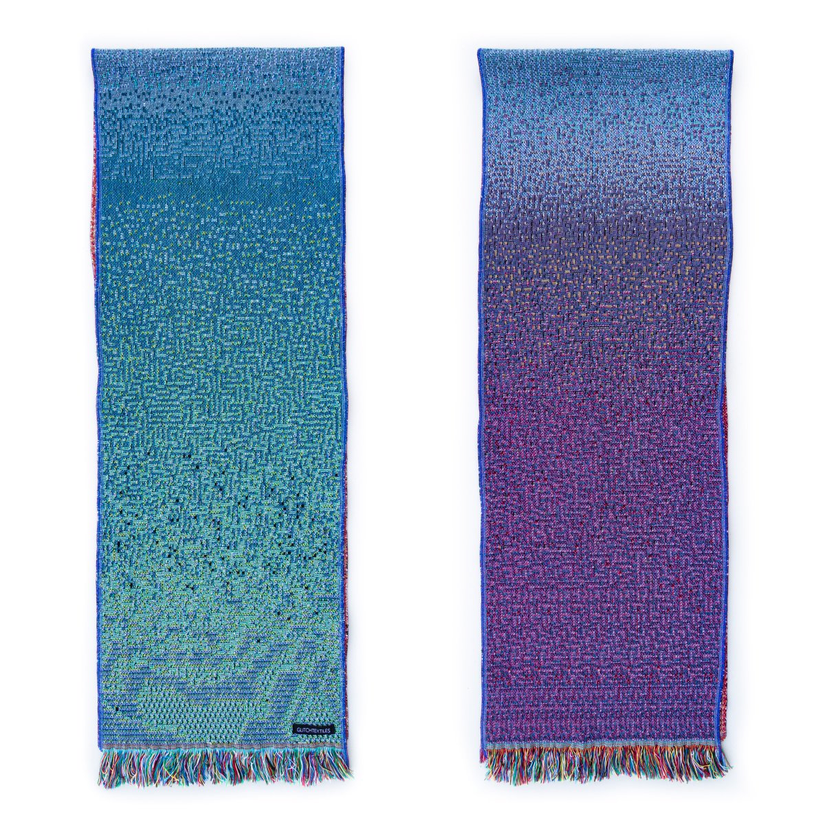 GlitchTextiles's tweet image. Generative Gradient Scarves

Gradient A Scarf - Front

glitchtextiles.com/woven-scarves/…

#scarfseason #algorithmicart #gradient #scarf #scarves #glitchtextiles #textiles #textiledesign #textileart #woven