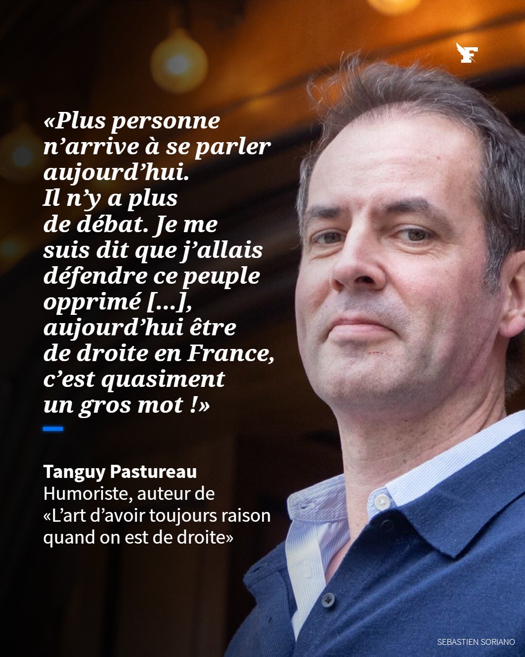 Invité du Buzz TV ce mercredi, l’humoriste est revenu sur la sortie de son nouveau livre «L’art d’avoir toujours raison quand on est de droite». Dans cette caricature signée des éditions du Rocher, l’humoriste revient sur les clichés ancestraux de l’électeur de droite.