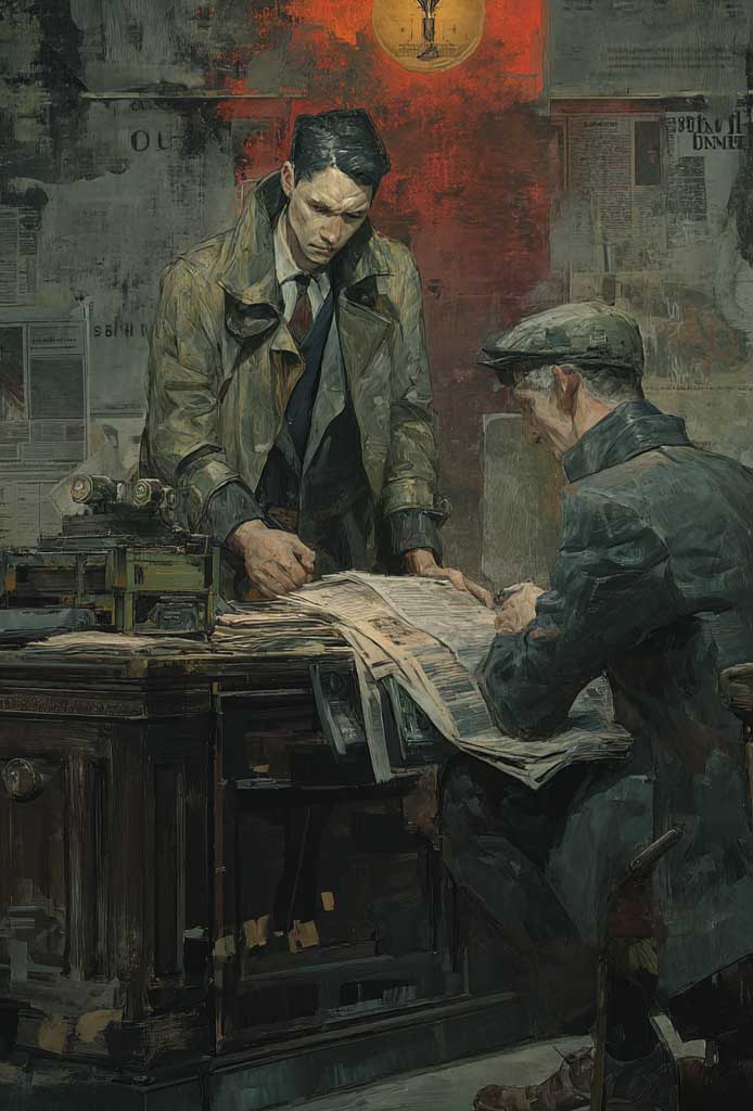 CrackDen's tweet image. The Laveau Ledger prints more than news—it prints alibis. Every headline’s a favor owed, every expose a hit job in disguise. Read it if you want, but remember: truth in Port Laveau’s always for sale.

#SecondLife #CDBackwaters #Roleplay #Metaverse