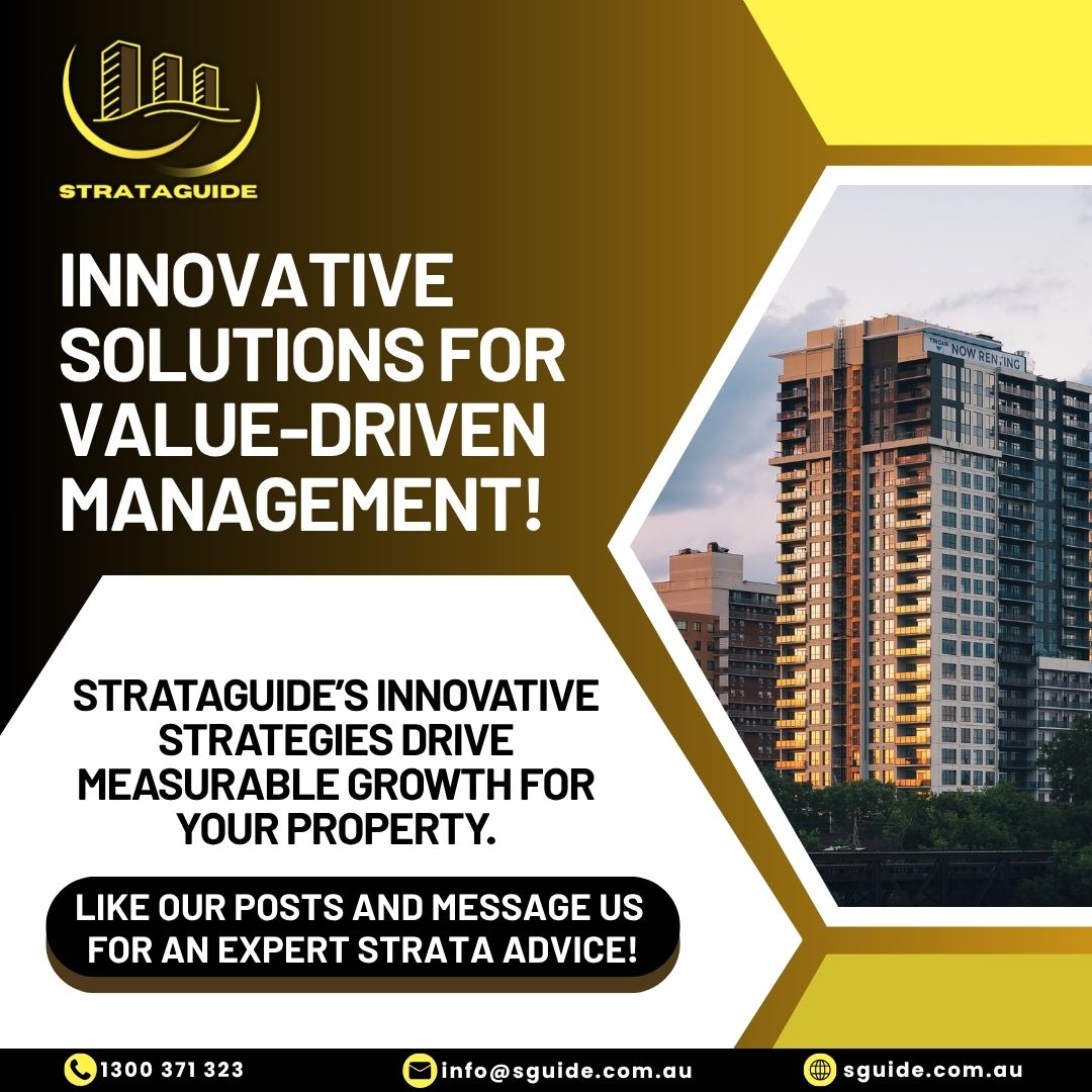 StrataGuide's tweet image. Strataguide brings innovative, value‑driven strata management with smarter budgeting, proactive maintenance and community growth. Elevate your property with us!

#strata #stratamanagement #proptech #innovation