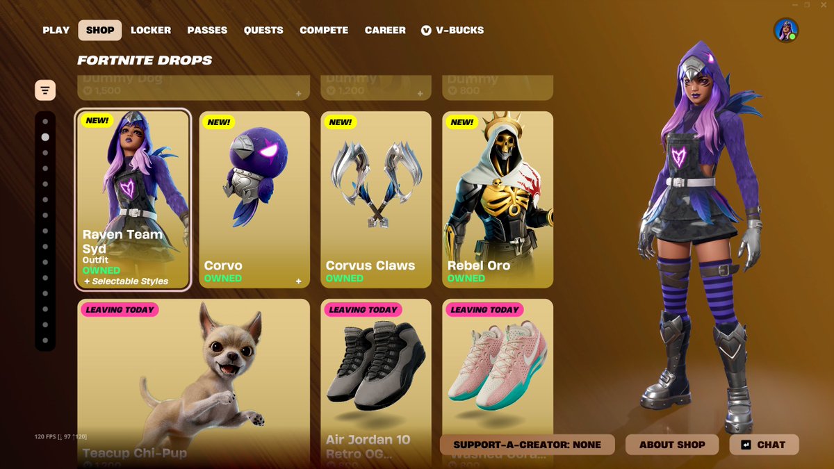 Is Raven Team Syd in The Shop? tweet media