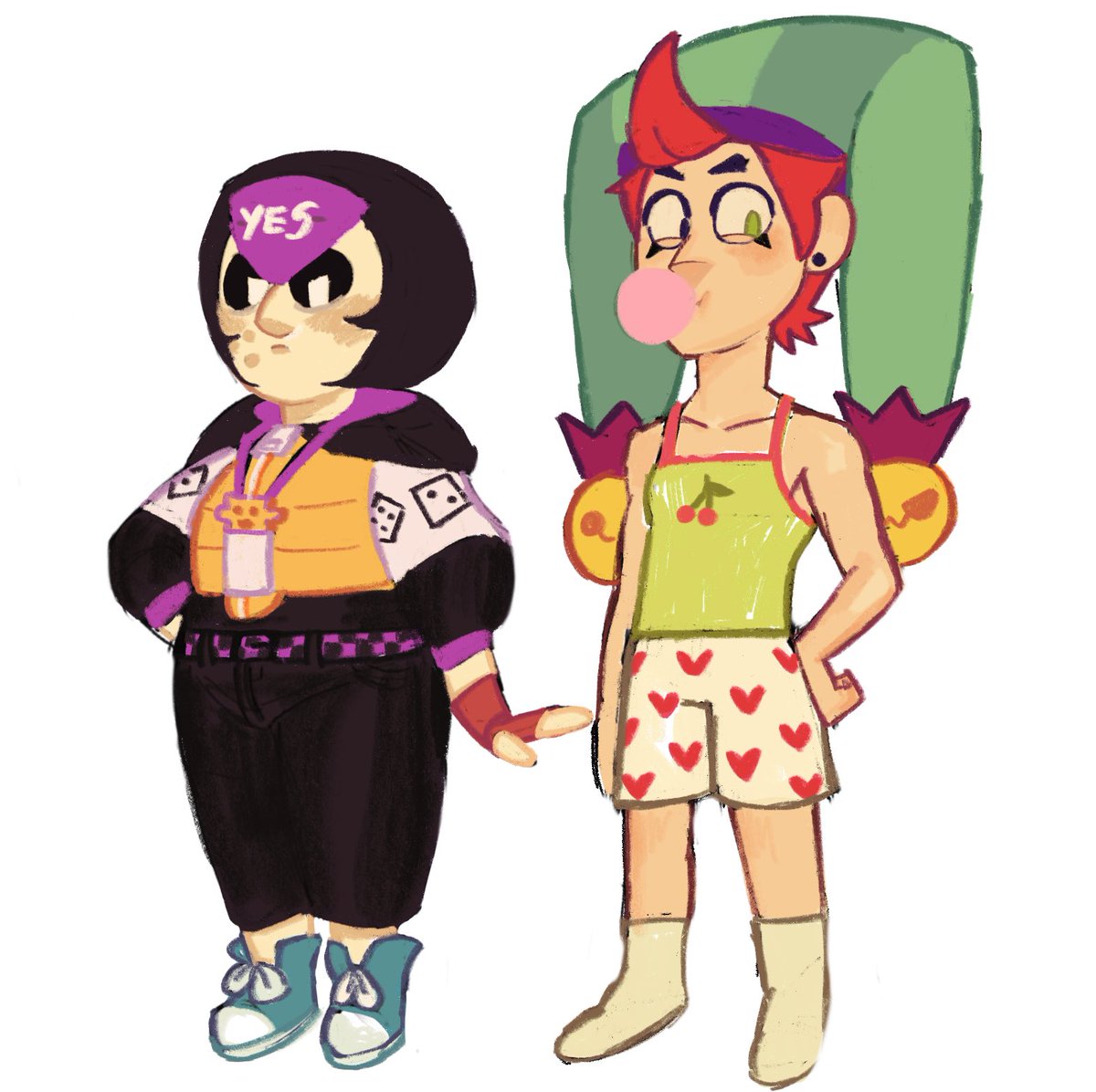 Florentino_kgs's tweet image. I envy their gender #meepster #brawlstarsmeeple #brawlstarschester #BrawlStars #brawlstarsfanart