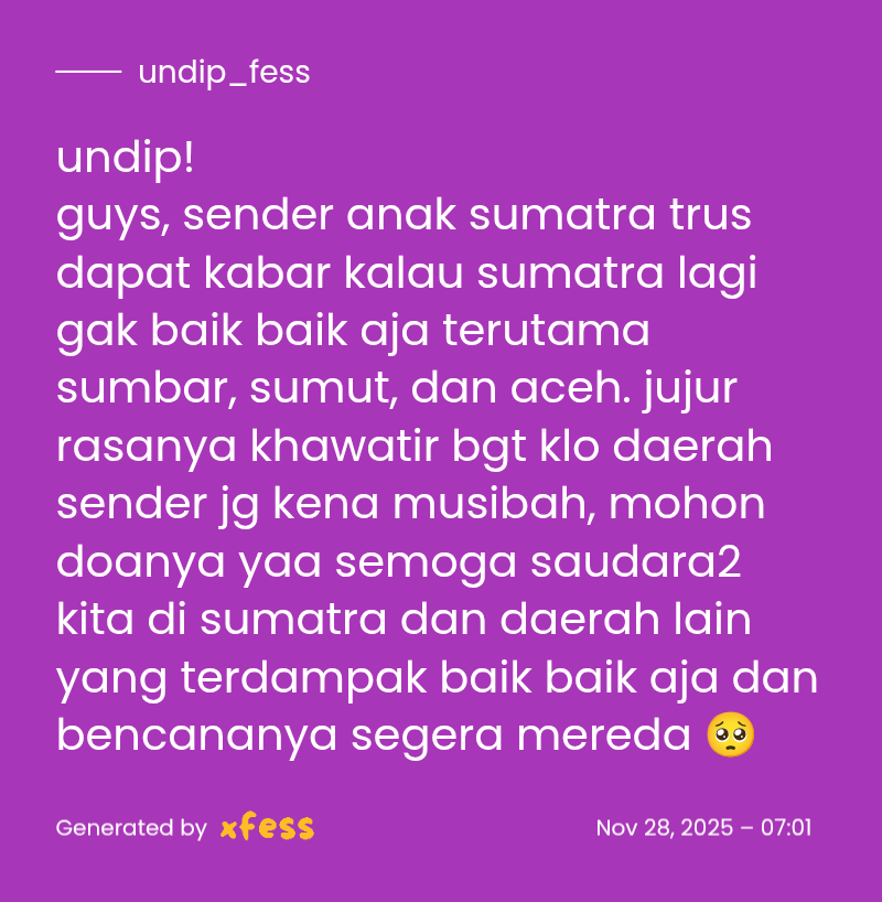 UNDIP MENFESS tweet media