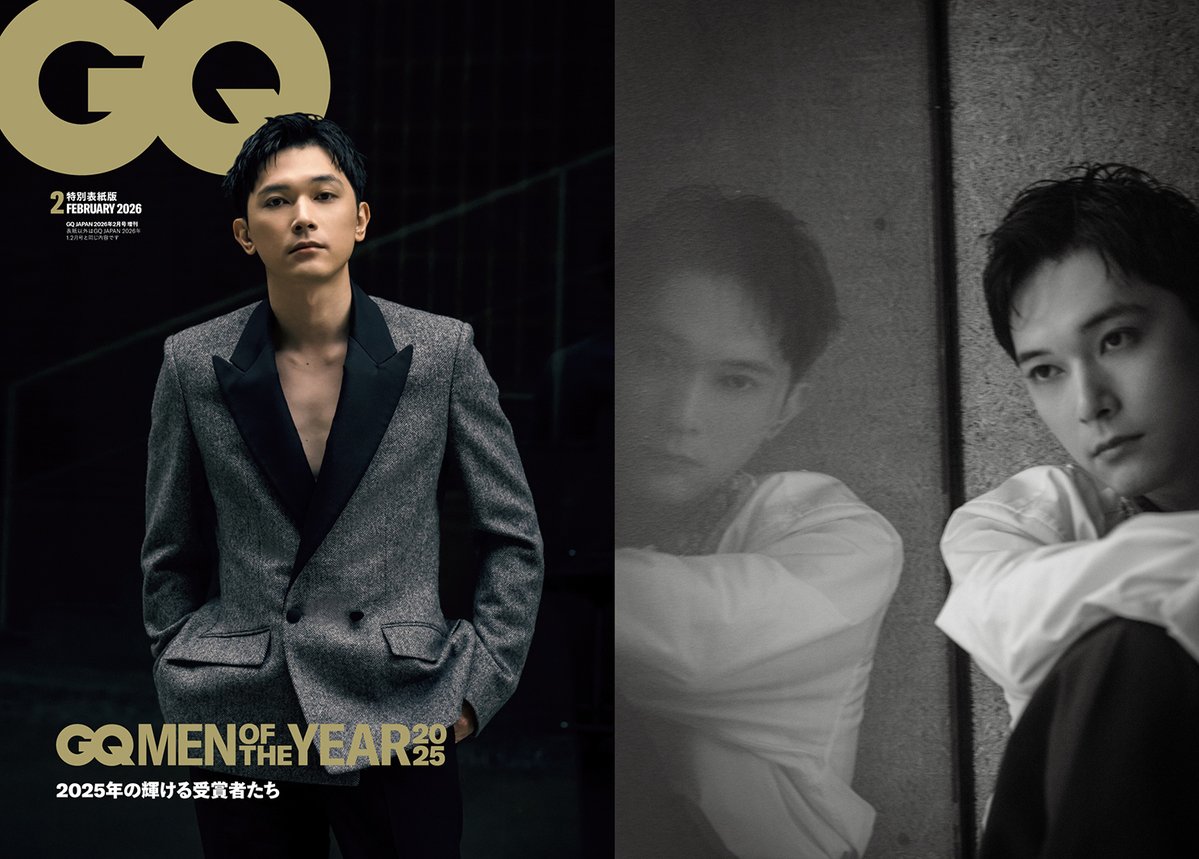 modelpress's tweet image. ◤「GQ MEN OF THE YEAR」受賞者8組
“2025年圧倒的な活躍を見せた人々”発表🏆◢

アイナ・ジ・エンド
小田凱人選手
小島秀夫氏
timelesz
高橋文哉
藤本壮介氏
吉沢亮
RIP SLYME

📖12/1発売「GQ JAPAN」表紙も解禁
mdpr.jp/news/4687054