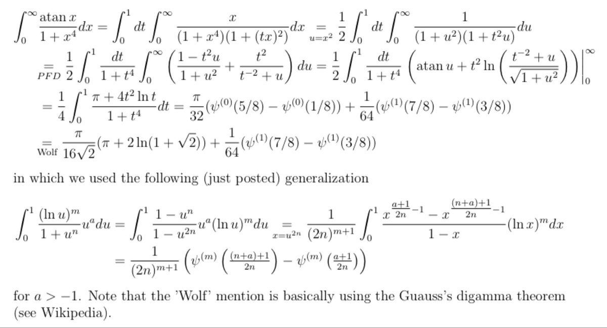 CPierre67's tweet image. Using a just posted result on polygamma (see x.com/cpierre67/stat…) and starting similarly to @PatternRekogntn (see x.com/patternrekognt…) …