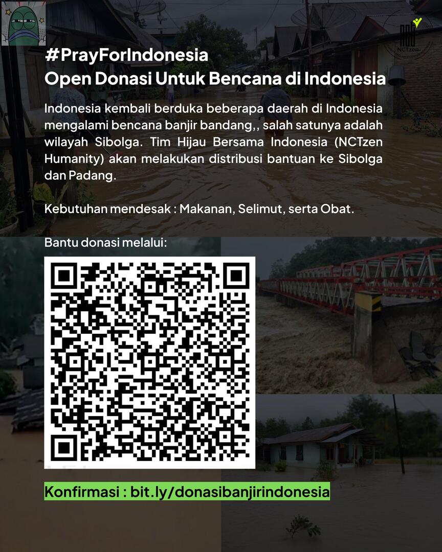 💚 tolong share info OPEN DONASI manapun yang terpercaya dan transparan buat bencana banjir longsor di Aceh, Sumut, dan Sumbar.

info donasi yang kurang terpercaya jangan share di reply ya. takut penipuan atau korupsi.