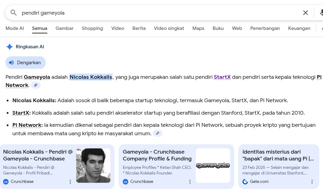 mex_alfaro's tweet image. Ternyata orang ini adalah pendiri game  GAMEYOLA👏
#PiNetwork2025 
#PiCoin 
#pigame
#Gameyola 
@PiCoreTeam