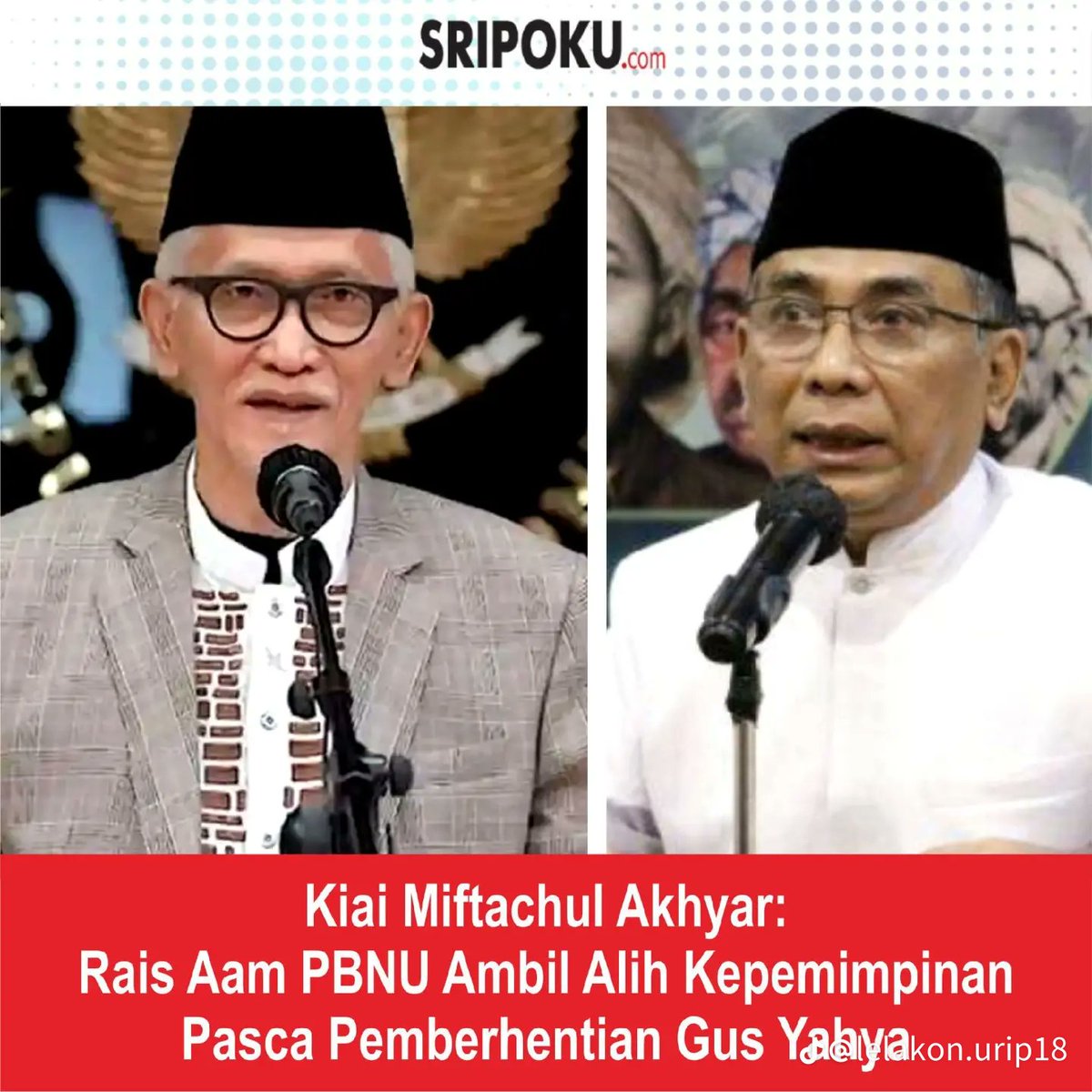 Alhamdulillah Akhirnya  kayai Miftachul Akhyar dari Jawa Timur Surabaya yang Menjadi KETUA PBNU Menggantikan Yahya Staquf. Terhitung tgl 27 November 2025 .