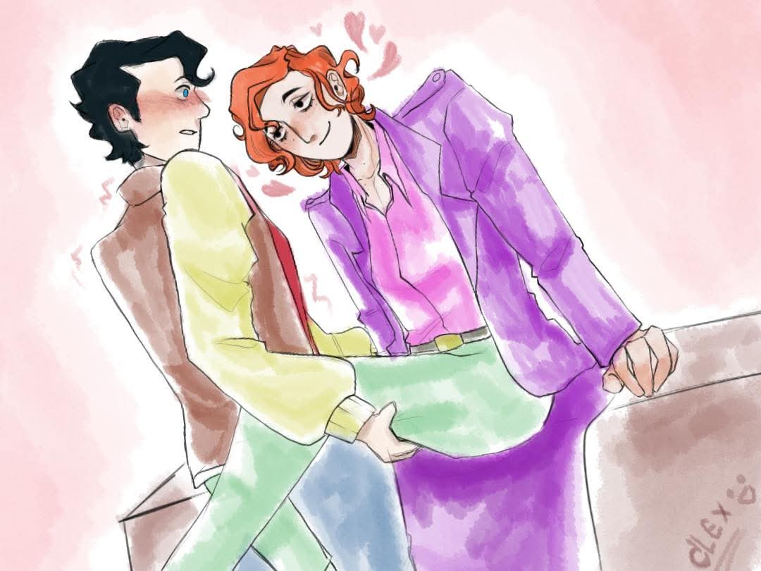 CottonSharkwh's tweet image. (old art ) 
#clex #LexandClarkGraphicnovel