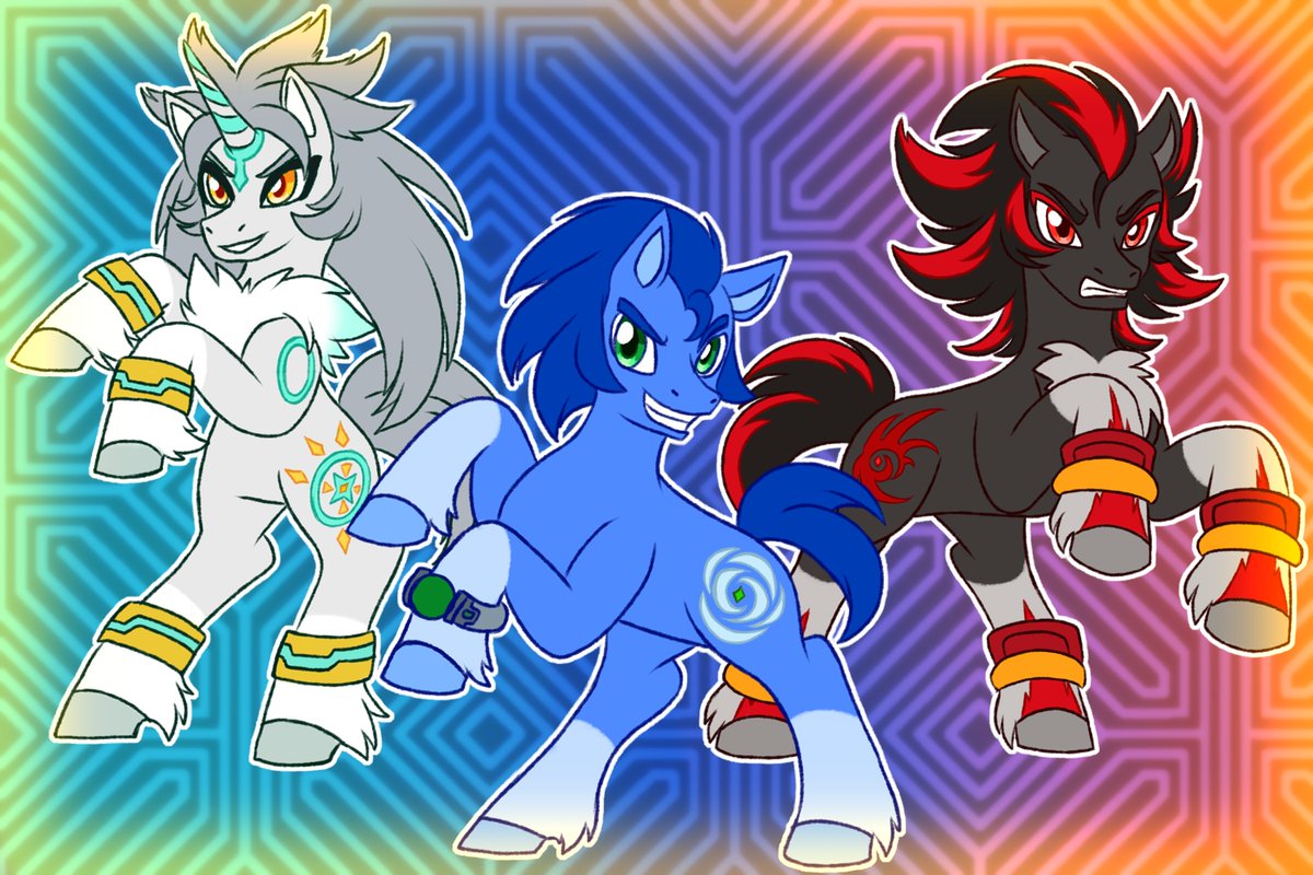 Silver Purelight, Sonic Speedwind and Shadow Darktrail.

#SonicTheHedgehog #SilverTheHedgehog #ShadowTheHedgehog #SONIC #sonicfanart #mylittlepony #mlpfim #mlpart  #mlpfanart #mlpg4
