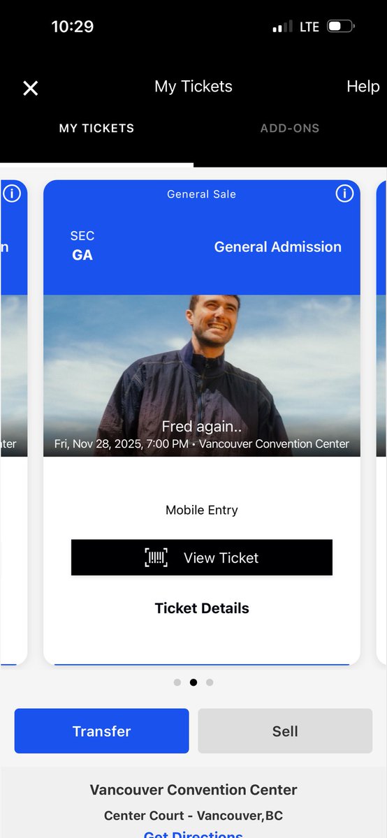 DemirovicViki's tweet image. I’ve got two extra tickets available for Fred Again’s concert on Friday, 28 November at the Vancouver Convention Centre, DM if interested.
#fredagain #Ticketmaster #Ticketfairy