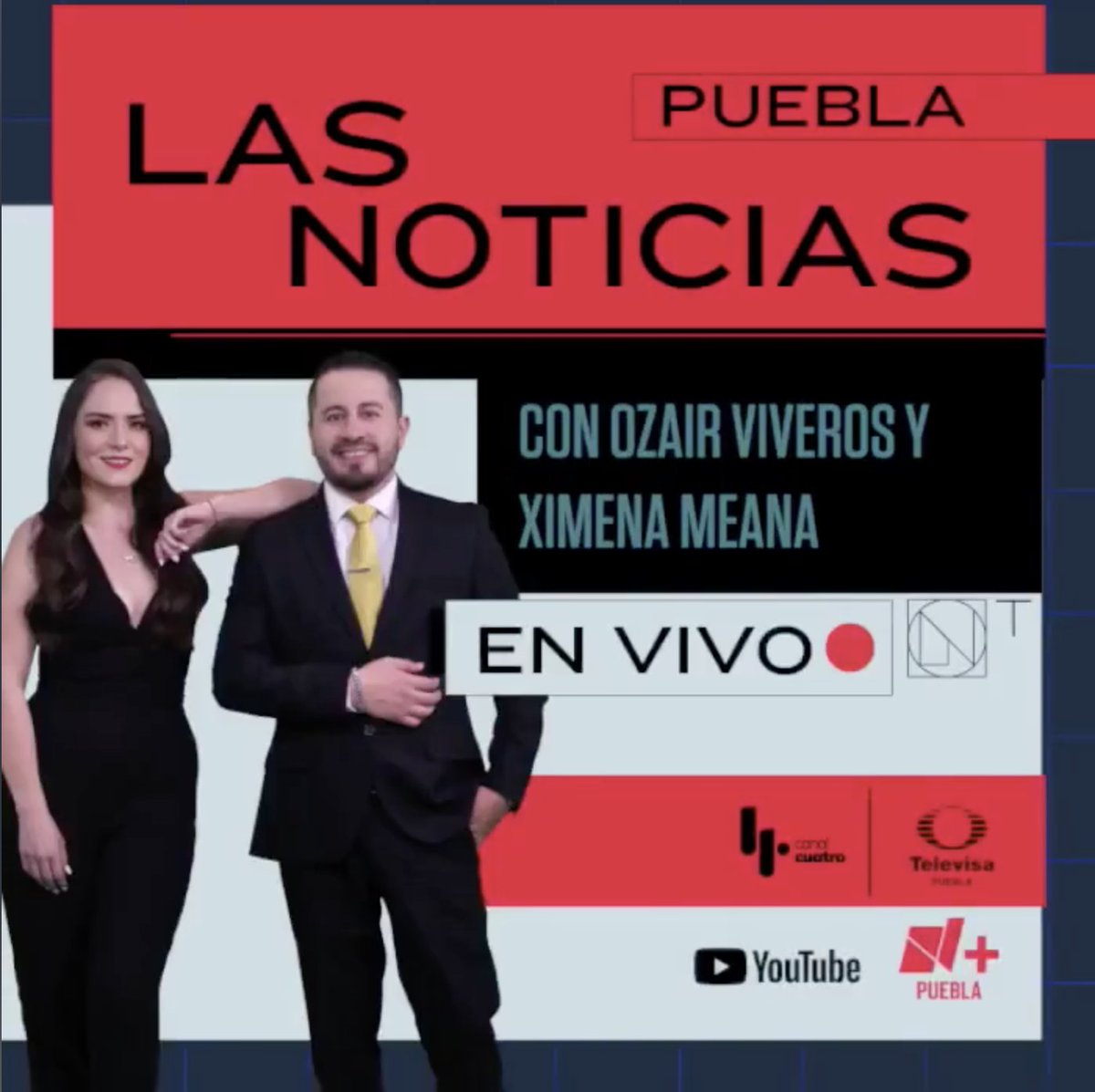 📹 Ahora #LasNoticias con Ozair Viveros y Xime Meana 🔴EN VIVO por Televisa Puebla 👉 bit.ly/TelevisaPuebla…