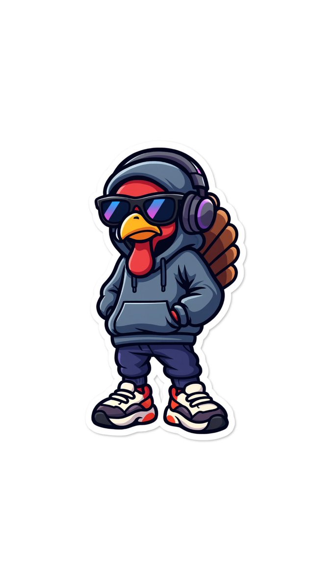 stickeranything's tweet image. ZERO gobbles given. 😎🦃

#StickerAnything #GenZ #Stickers #ThanksgivingVibes