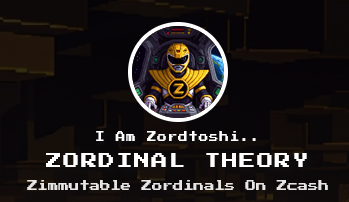 Zordtoshi's tweet photo. I Am Zordtoshi..
ZORDINAL THEORY
Zimmutable Zordinals On Zcash
Zordinals — On-Chain Inscriptions for Zcash

Zordinals bring ordinal theory to Zcash allowing you to  inscribe images, text, files, and arbitrary digital artifacts directly  onto the Zcash blockchain, permanently, immutably, and without relying  on off-chain storage.

Think of them as NFTs with actual teeth: no servers, no IPFS  links that disappear, no “metadata gateways,” no rug pulls via deleted  images. Just raw, verifiable, forever-living data baked into the chain.
What Are Zordinals?

Zordinals apply Bitcoin’s ordinal theory to Zcash’s transparent UTXO model:

Every satoshi-like unit of ZEC inside a UTXO can be uniquely numbered.
Those individually trackable units can be assigned data (“inscriptions”).
Once inscribed, the data becomes a permanent part of the blockchain, because it's committed inside the raw transaction.
Ownership of a Zordinal = ownership of the UTXO that contains the inscribed satoshis.

The result?

• Fully on-chain NFTs
• Permanently stored
• Never broken by external links
• No centralized hosts
• No IPFS pinning required

If an “NFT” calls to off-chain data: It’s not a Zord. It’s just… a JPEG with commitment issues.
Immutability & On-Chain Guarantees

Zordinals data is inserted directly into a Zcash raw transaction. This means:

• It is hashed into the block.
• It is validated by every node.
• It can’t be changed, removed, or overwritten.
• It does not depend on any third-party storage.

As long as Zcash exists, your Zordinals exist.
How Zordinals Store Data (Simple Explanation)

Nothing lives off-chain. Everything needed is inside the blockchain itself.

If it points off-chain? It’s not a Zordinal. It’s cosplay.

Signed by Zordtoshi

Get Your Node Tools Here :-
https://t.co/IVtV0CBnTm
