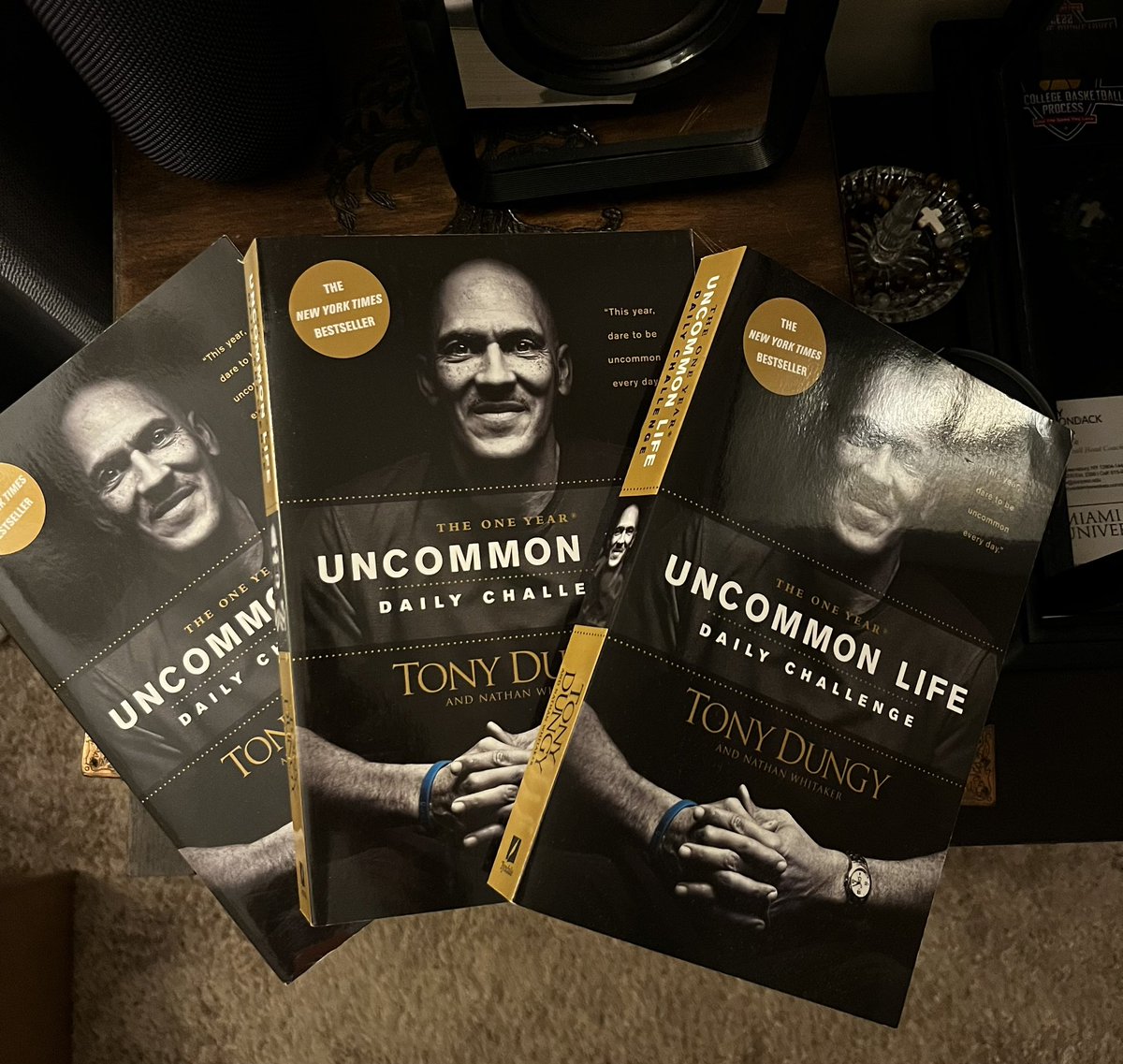 I have three brand new copies of The One Year Uncommon Life Daily Challenge Devotional I want to give away. 

If you are interested in a copy, just retweet this and I’ll pick three random winners at the end of the night.