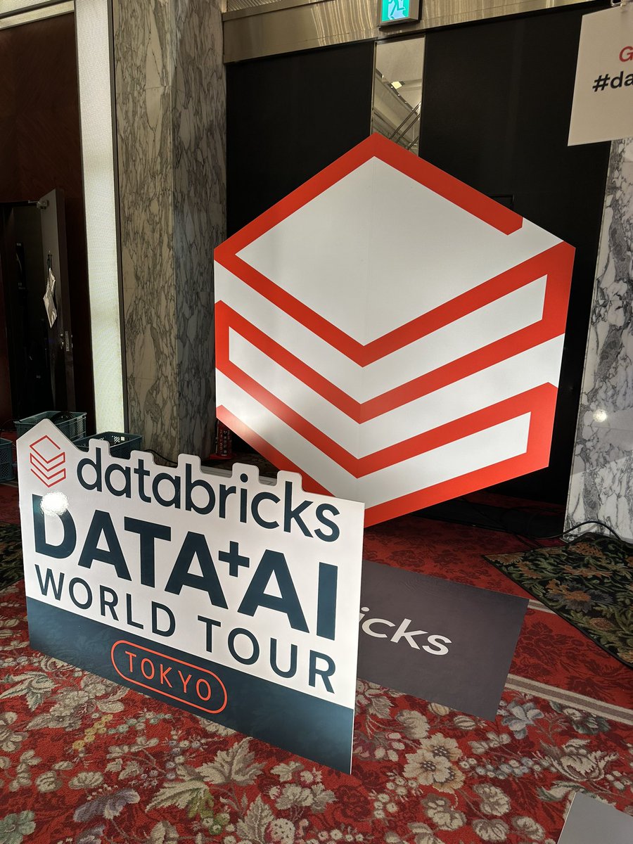 taka_aki's tweet image. フォトブースもあります

#databricks #daiwt_tokyo