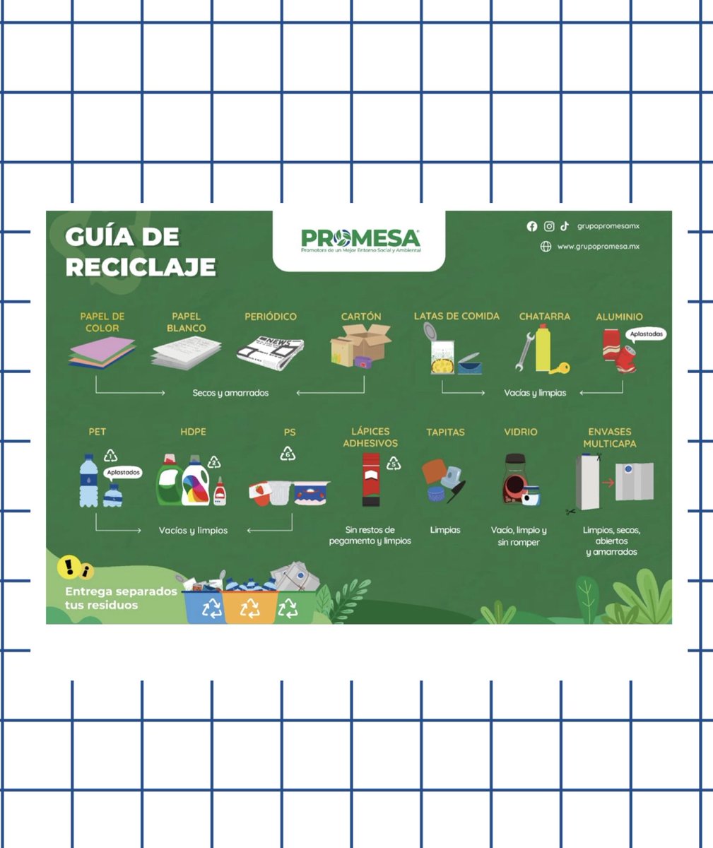 Mañana te esperamos para participar en nuestra recolección mensual.  Es la última del año!!! ♻️📰 @grupopromesamx #OrgullosamenteWoodland #reciclemos