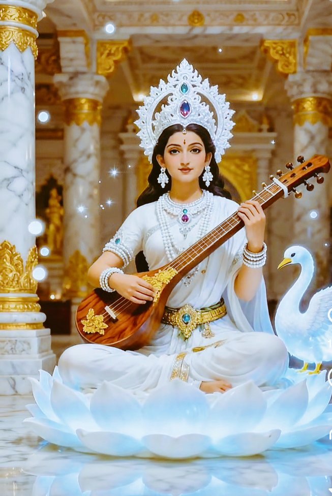 zAshthasingh_a's tweet image. माता सरस्वती विद्या की देवी 
जय माता दी 
जय श्री राम 
Lakshmi Narayan namo namah