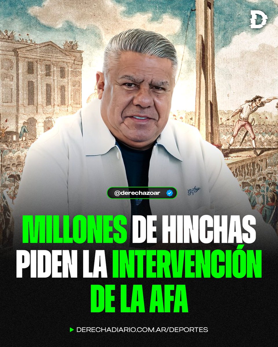 🇦🇷🚨 ATENCIÓN: Tras la vergonzosa sanción a Estudiantes y los escándalos de corrupción, millones de hinchas piden la intervención de la AFA.