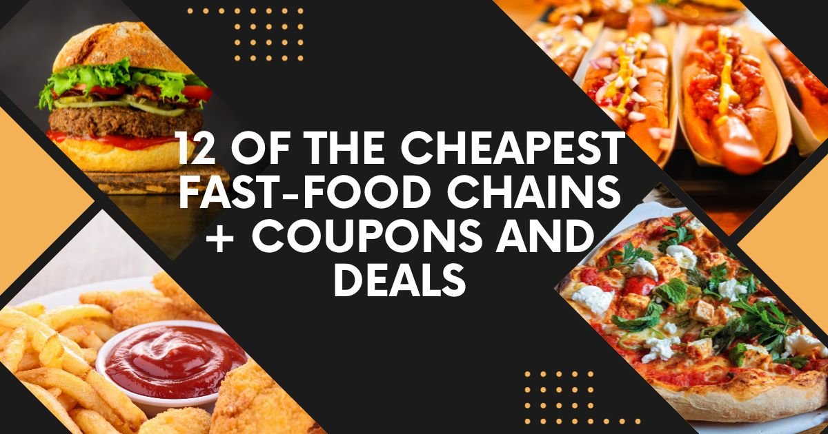 frugalfreebies's tweet image. 🍔 12 of the Cheapest Fast-Food Chains + Get Coupons and Deals
Eating tasty food on-the-go or with your family doesn&apos;t have to break the bank. Here are 12 of the cheapest fast-food chains to enjoy right now.
👉 cutt.ly/yr6MVmEk (ad)