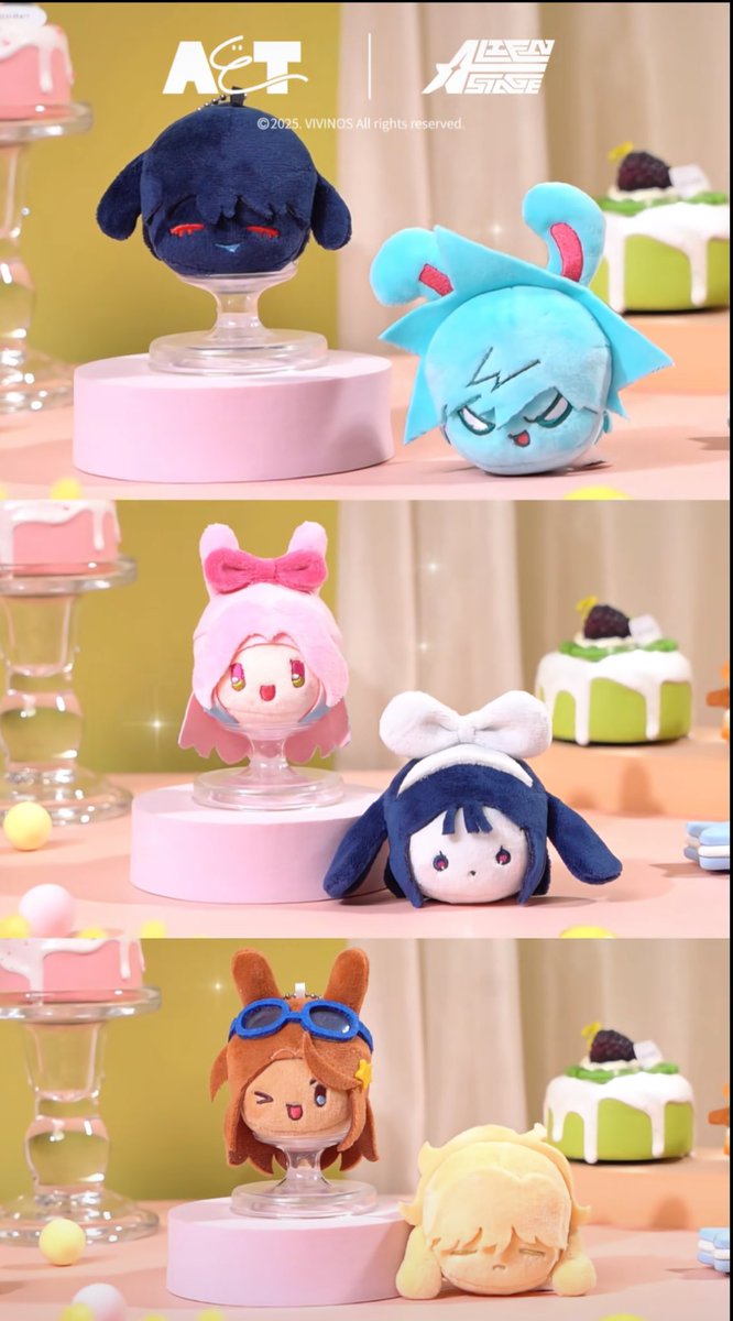 alnstmiwa's tweet image. Dumpling heads?! New Alien Stage Rabbit Series blind box 🐰

#ALNST #에이스테