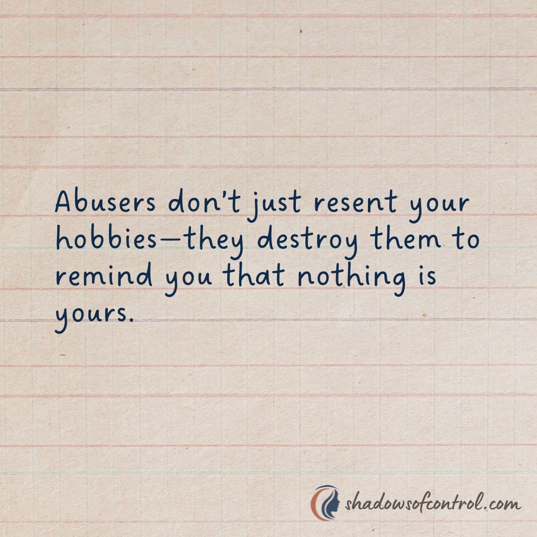 shadows_control's tweet image. If it brings you joy, they’ll target it. Because joy is freedom.
#CoerciveControl