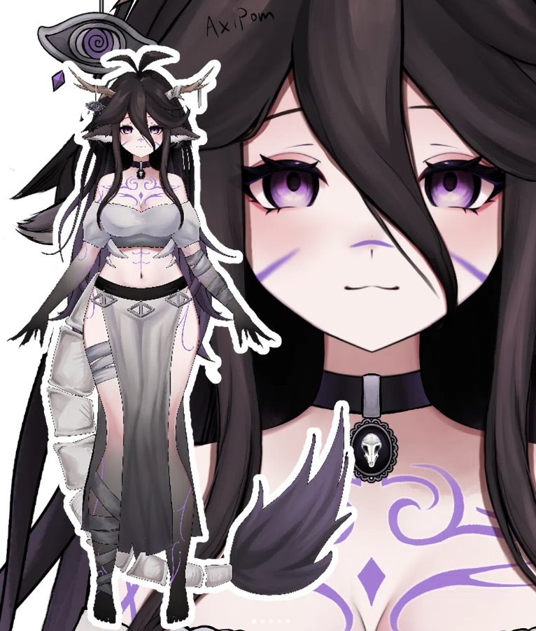 sterlingcoffin's tweet image. Super rough references, but I hope that&apos;s okay 🖤

One day I&apos;ll get a proper reference sheet. For now, behold! Your very own runedeer 

#vtuber ⫷⫸ #envtuber ⫷⫸ #sterlingarts