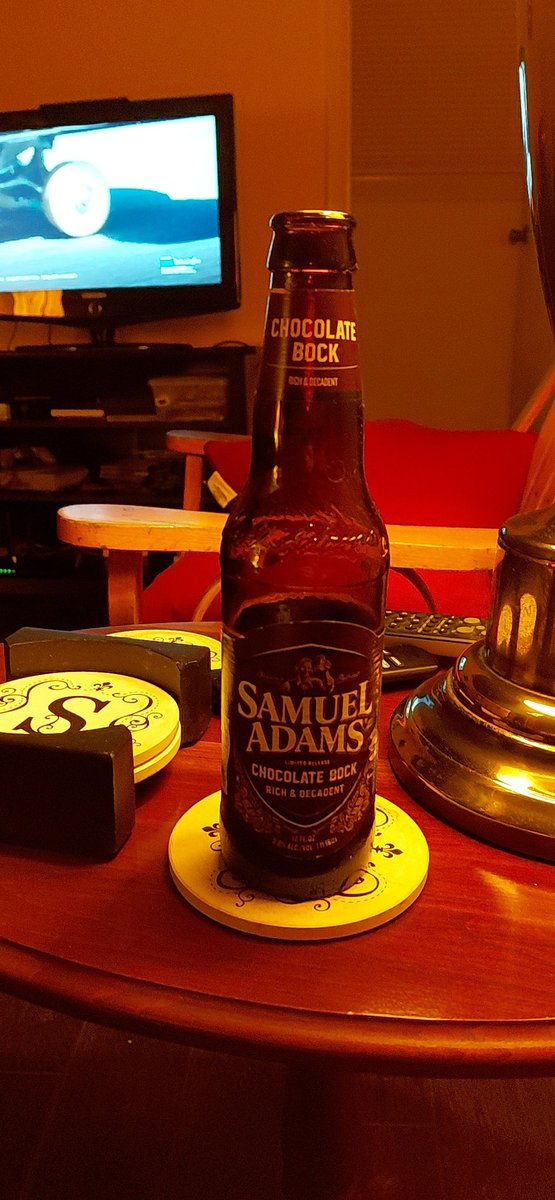 My last <a href="/SamuelAdamsBeer/">Samuel Adams Beer</a> Chocolate Bock. Sad. Bring it back!