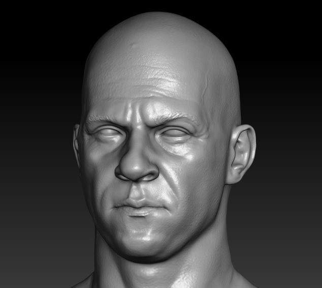 WIP Vin Diesel for BloK4 Studios