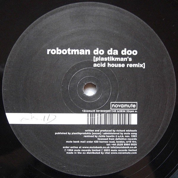 tk_elektron's tweet image. #Nowplaying #Robotman - Do Da Doo [Reissued 12inch Vinyl Released in U.K. NovaMute – 12NoMu35]
