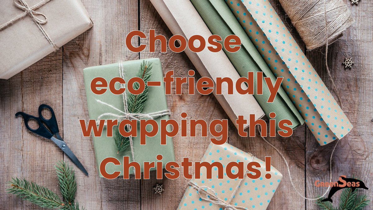 The festive season is here!

Traditional wrapping paper often contains plastics or foils that aren’t recyclable.

This Christmas, opt for eco-friendly options, such as recycled, reusable, or compostable wrapping paper, to help reduce plastic pollution.

#Christmas #EcoFriendly