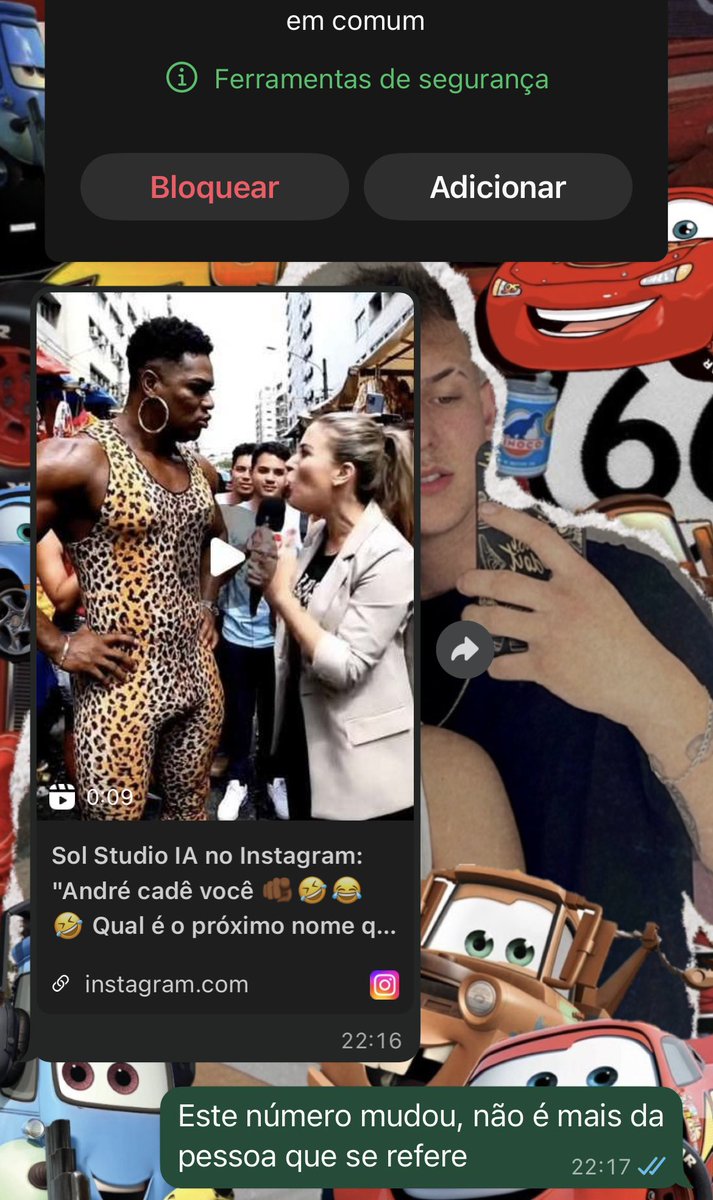 Pior de tudo é quando você pega o de um prostituto internacional ainda 🥲