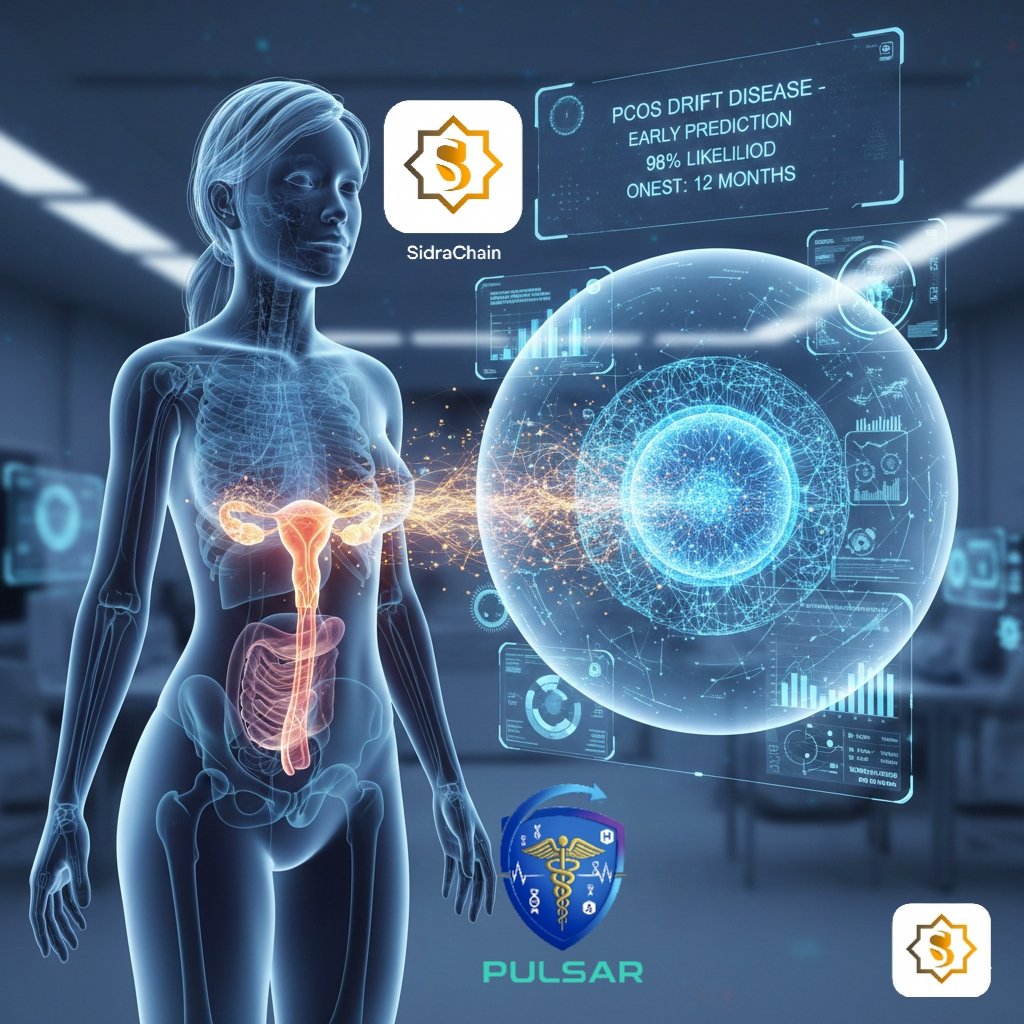 YeversonGomez's tweet image. 🌸#PCOS doesn’t start with #symptoms, it starts with a drift.
Subtle #hormonal shifts. Silent #metabolic changes. 
#PULSAR Predictive #AI reads the signs before PCOS strikes.
Link:
sidrastart.com/project/2c8f85…

#Sidra #SidraChain #MedTech #HealthTech #Disease $Pi #Hospital #Medicine