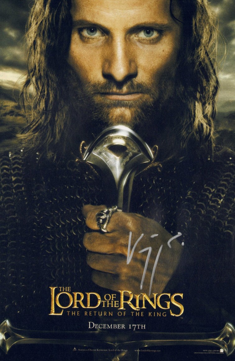 今月の ＃SWAU オークションの戦利品は ○ヴィゴ・モーテンセン これで