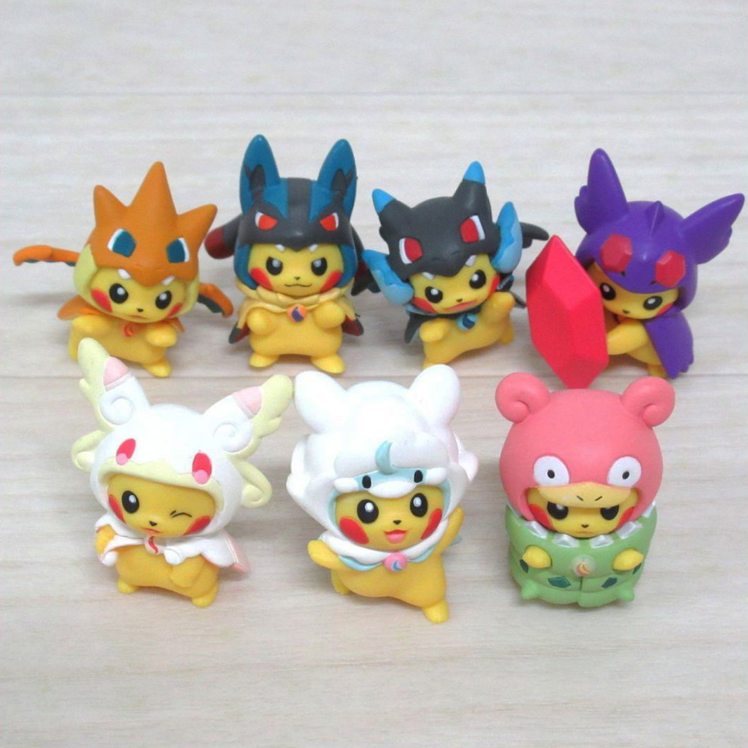 メガポンチョを着たピカチュウ フィギュア vol.1 vol.2 14体セット