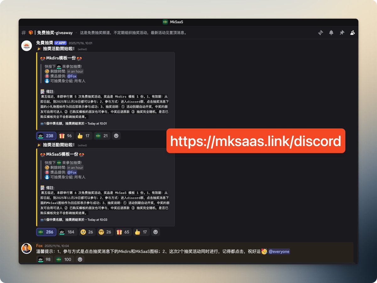 RT @indie_maker_fox: 🥳 ¡El sorteo del grupo de Discord está por terminar, última oportunidad, no te lo pierdas y tendrá