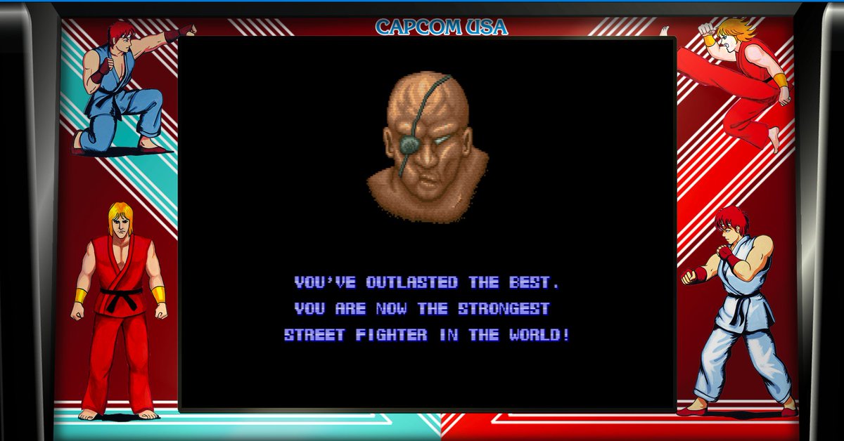 DevilKirito2's tweet image. Comprei o Street Fighter Collection nessa black friday e terminei o primeiro, muito divertido.

Estou jogando com meu controle arcade da 2nd Impact.