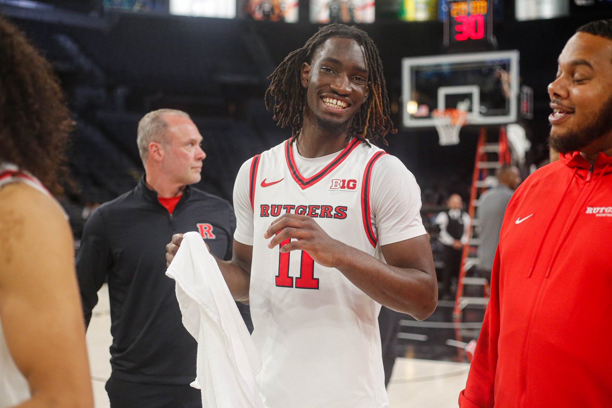 RutgersMBB's tweet image. Thanksgiving team win.🦃

#TheKnighthood🛡️⚔️