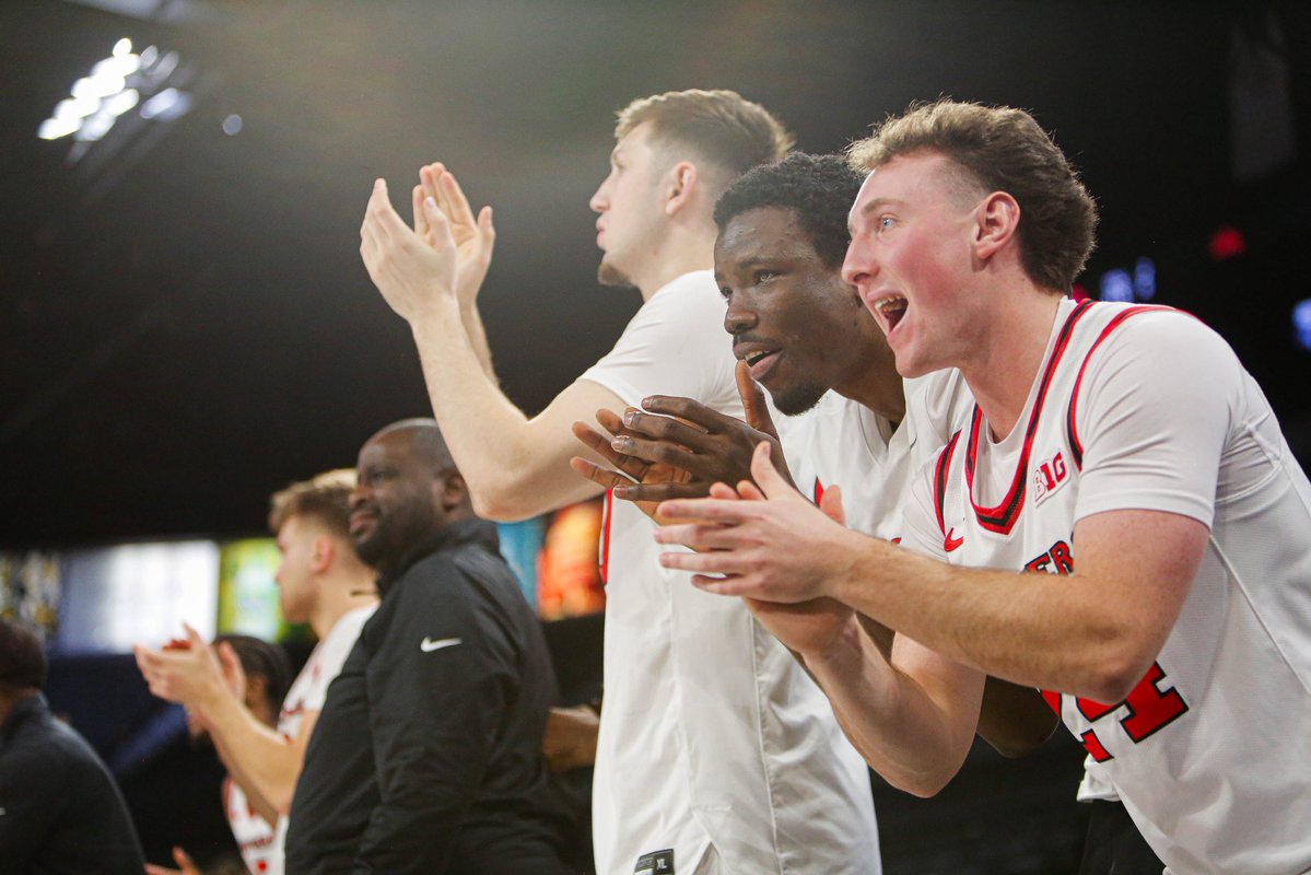 RutgersMBB's tweet image. Thanksgiving team win.🦃

#TheKnighthood🛡️⚔️