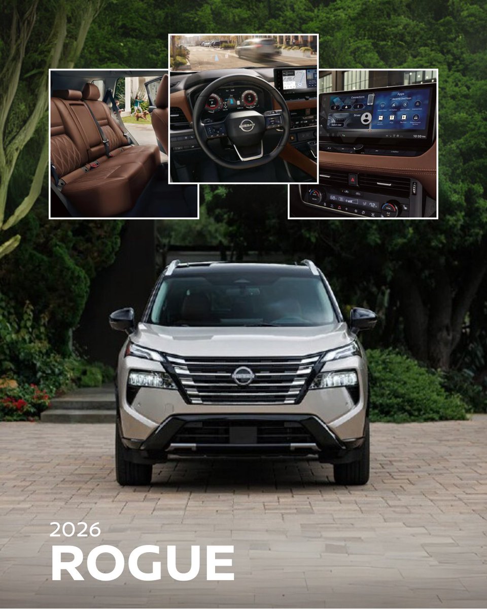 Roomy, refined, and ready for anything—the 2026 Rogue sets a new standard for family SUVs. 🚗 Begin your adventure with Gerald Nissan of Naperville at 331-313-5706.