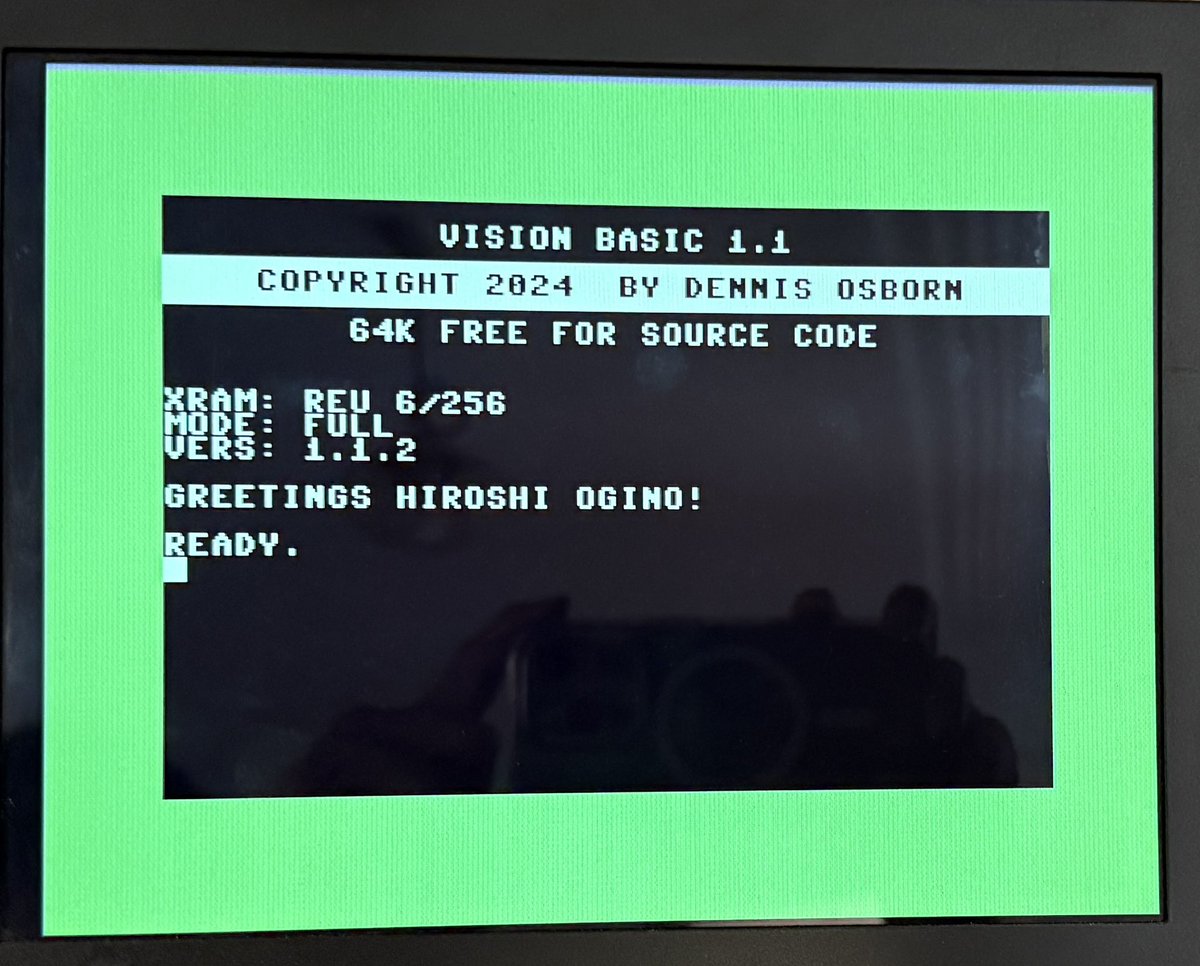honda_ken's tweet image. Commodore 64で実機開発をしてみようと思い立ち、標準BASICはイマイチなのでVision BASICを購入してみました。良さそう。メモリ64K空いてる。

visionbasic.net