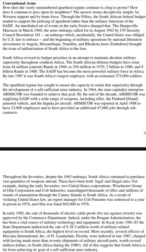 No Nicole, you cannot spread such disinformation.

The US supported and funded apartheid regime , Mandela was arrested on intelligence given by the CIA so please.

United States armed apartheid regime to kill the Natives and destroy neighbouring countries all the way to Angola