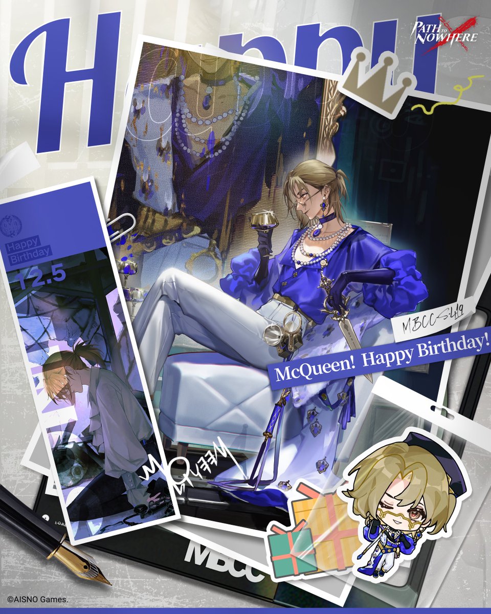 ■ MBCC Birthday Announcement
December 5 is Mcqueen's Birthday. Happy Birthday, Mcqueen！

"If one day even I get copied, would you still be able to recognize the "real me," Chief?
Hehe, I'm sure you'll be able to spot the real me right away. So this year, do spend more time
