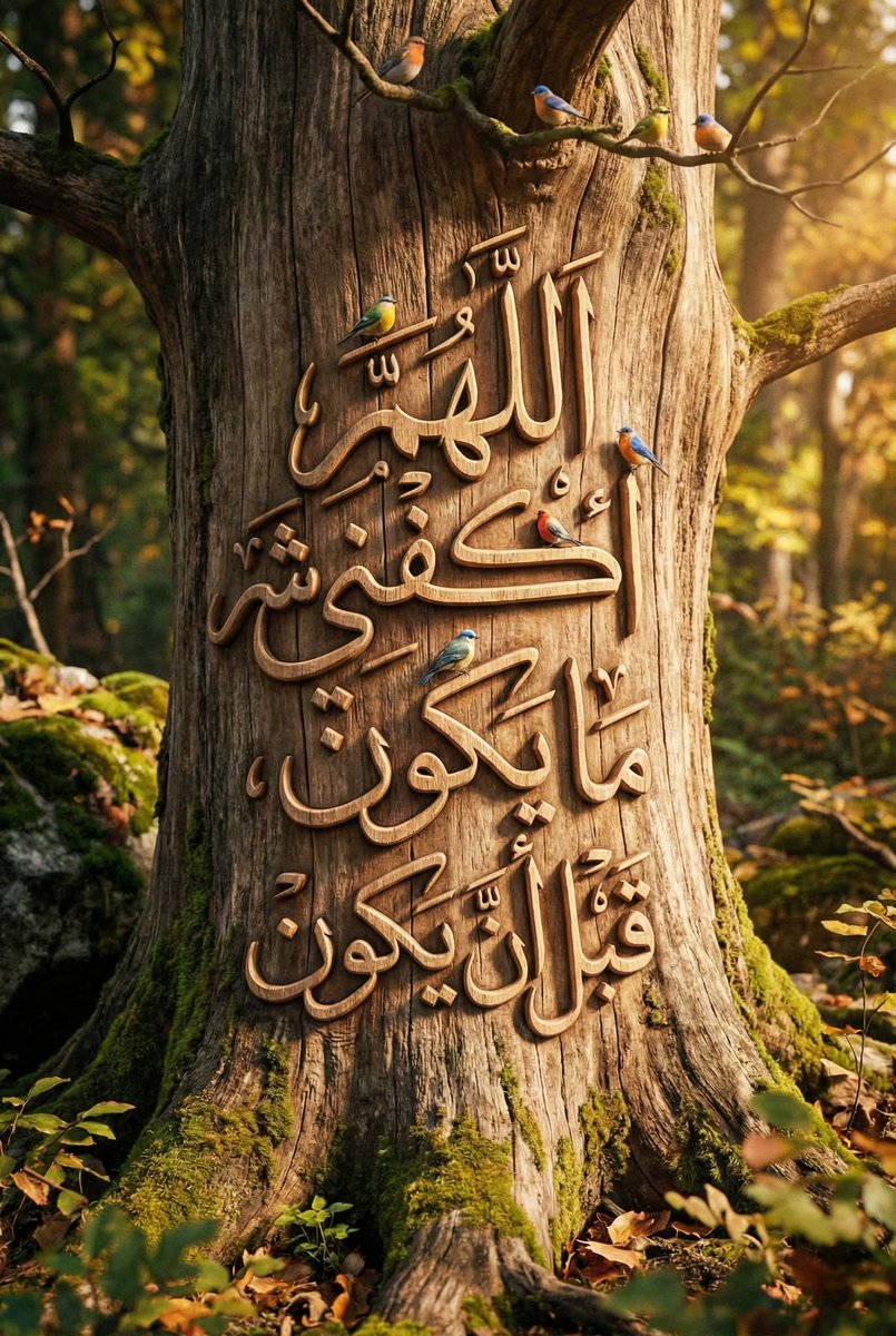 اللهم  اكفني  مايكون
قبل أن  يكون🤲صباح الخير 💭🤍