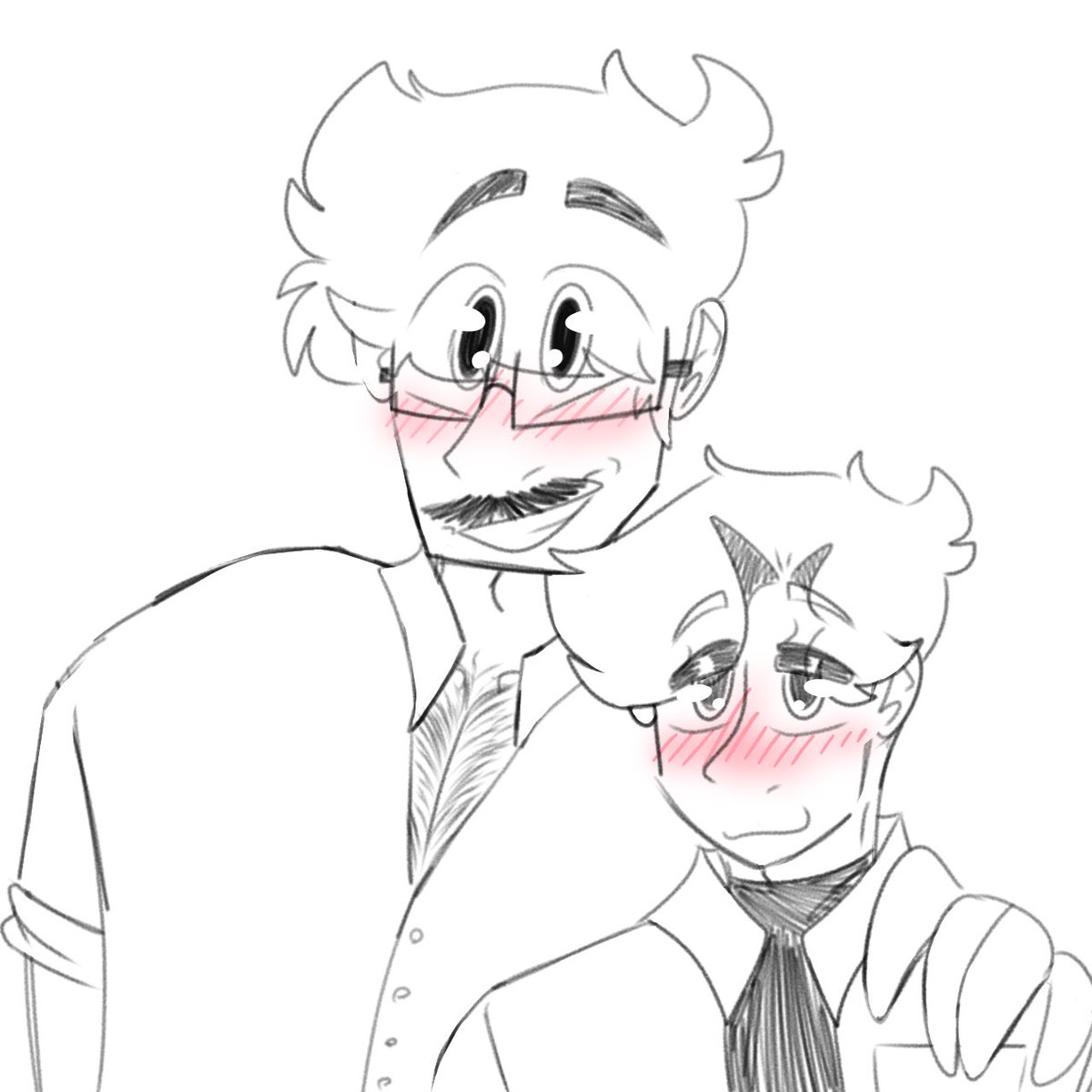 Happy th4nksg!v!ng everyone here’s a doodle I made on my other phone of ᴛᴇᴅ and ᴀɴᴅʏ <3 hope y’all had a good turkby day