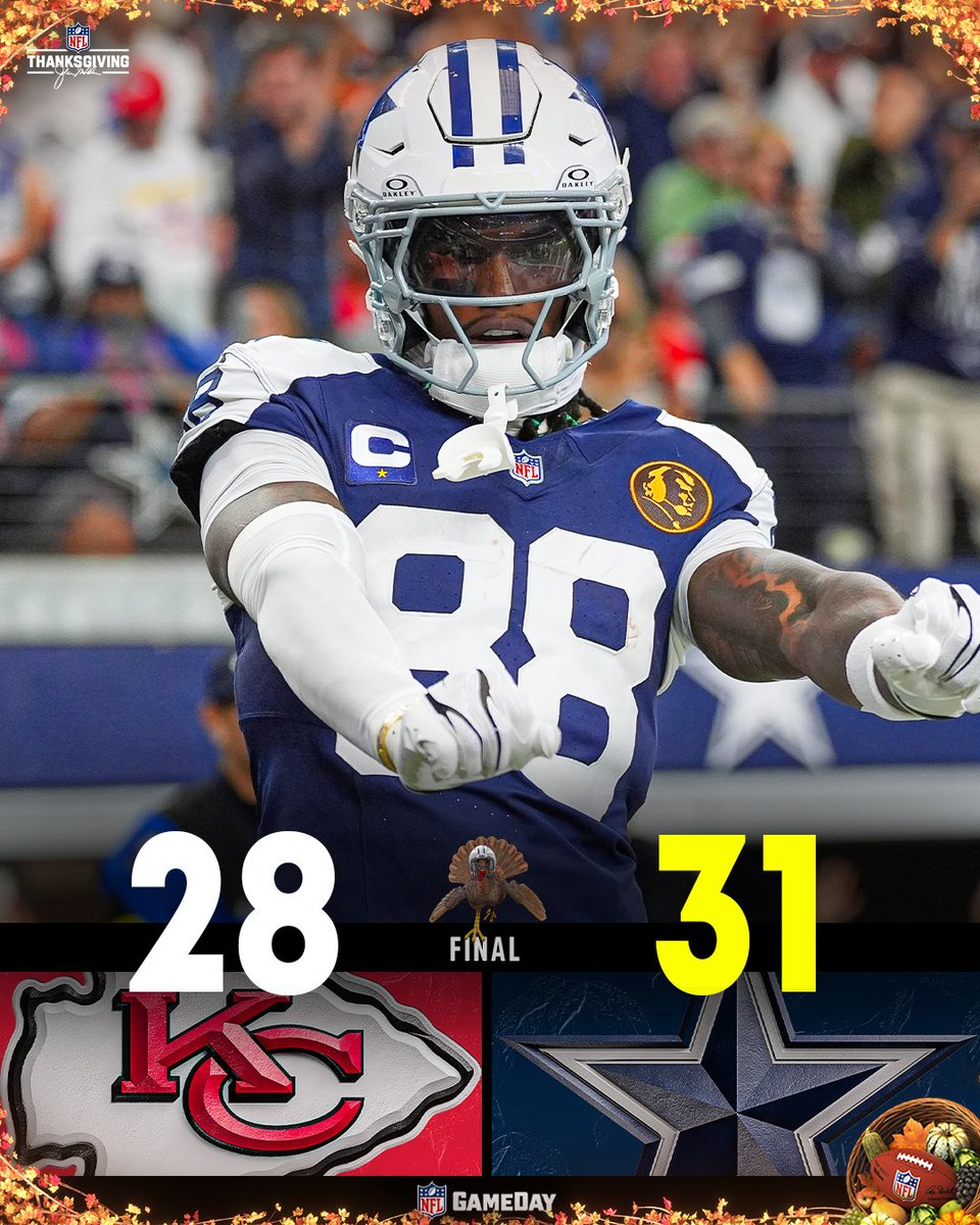 NFLGameDay's tweet image. Stuffing the stat sheet with a W 😏

KCvsDAL | #DallasCowboys