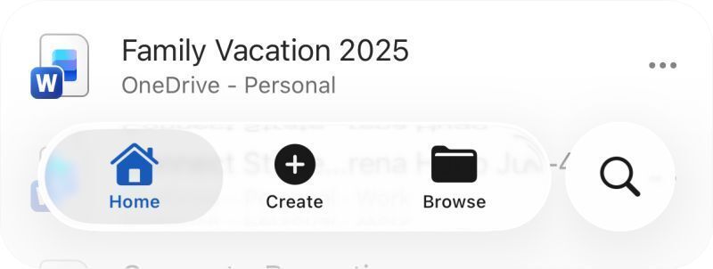 🧼📱 Liquid Glass, polished class!

👀 ICYMI: Microsoft 365 on iOS just got a glow-up.  
✨ Sleek new design  
🗂️ Smarter template filters  
🚀 Smoother experience
  
🔗 Details: msft.it/6048tMoZk