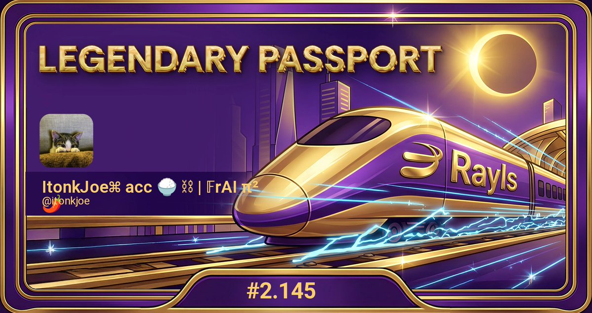 The Rayls manifesto just went live. The early passports are disappearing fast! Get yours before the train leaves the station.
<a href="/RaylsLabs/">Rayls</a>

 raylsmanifesto.com