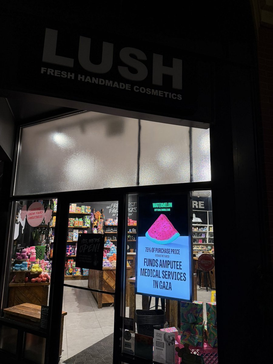 Shop at Lush. Pass it on.